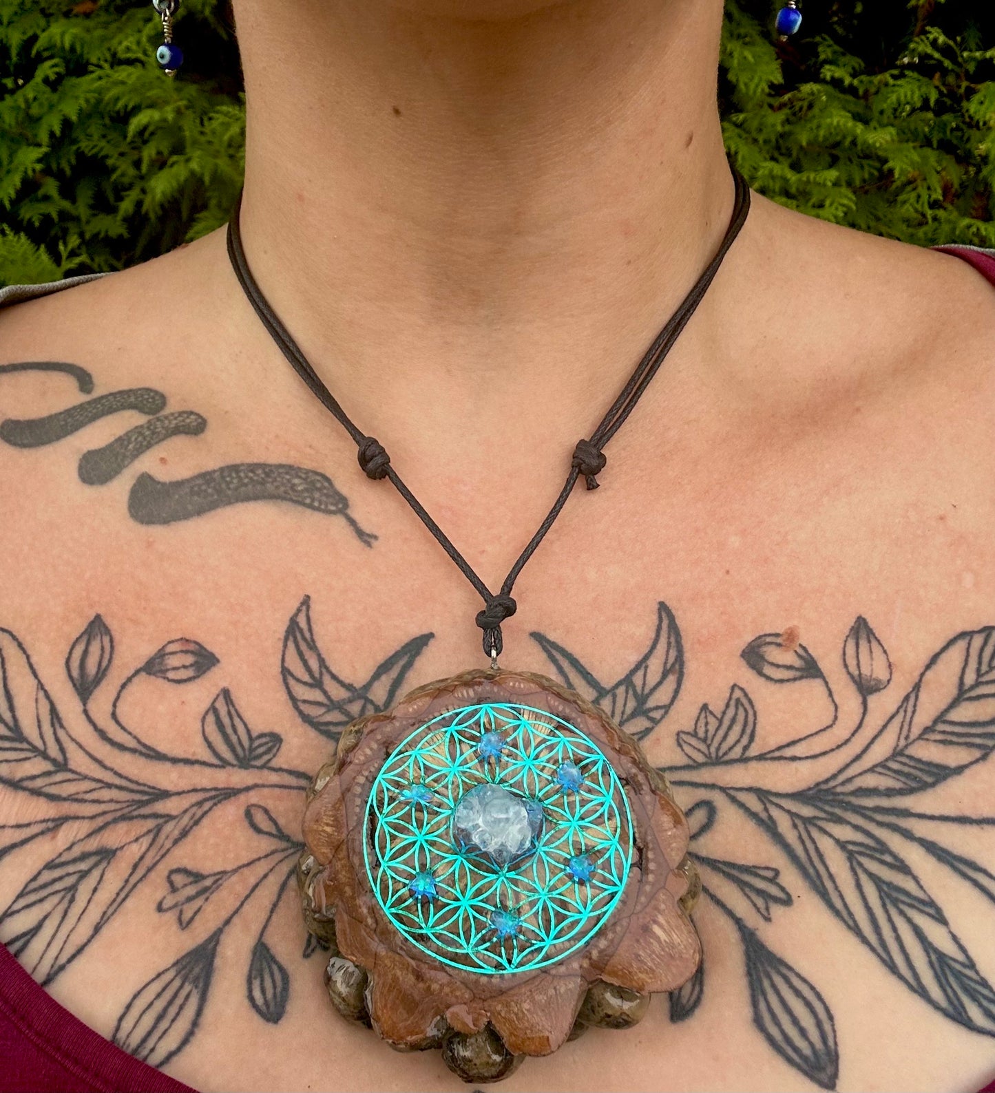 Handmade Pine Cone Pendant