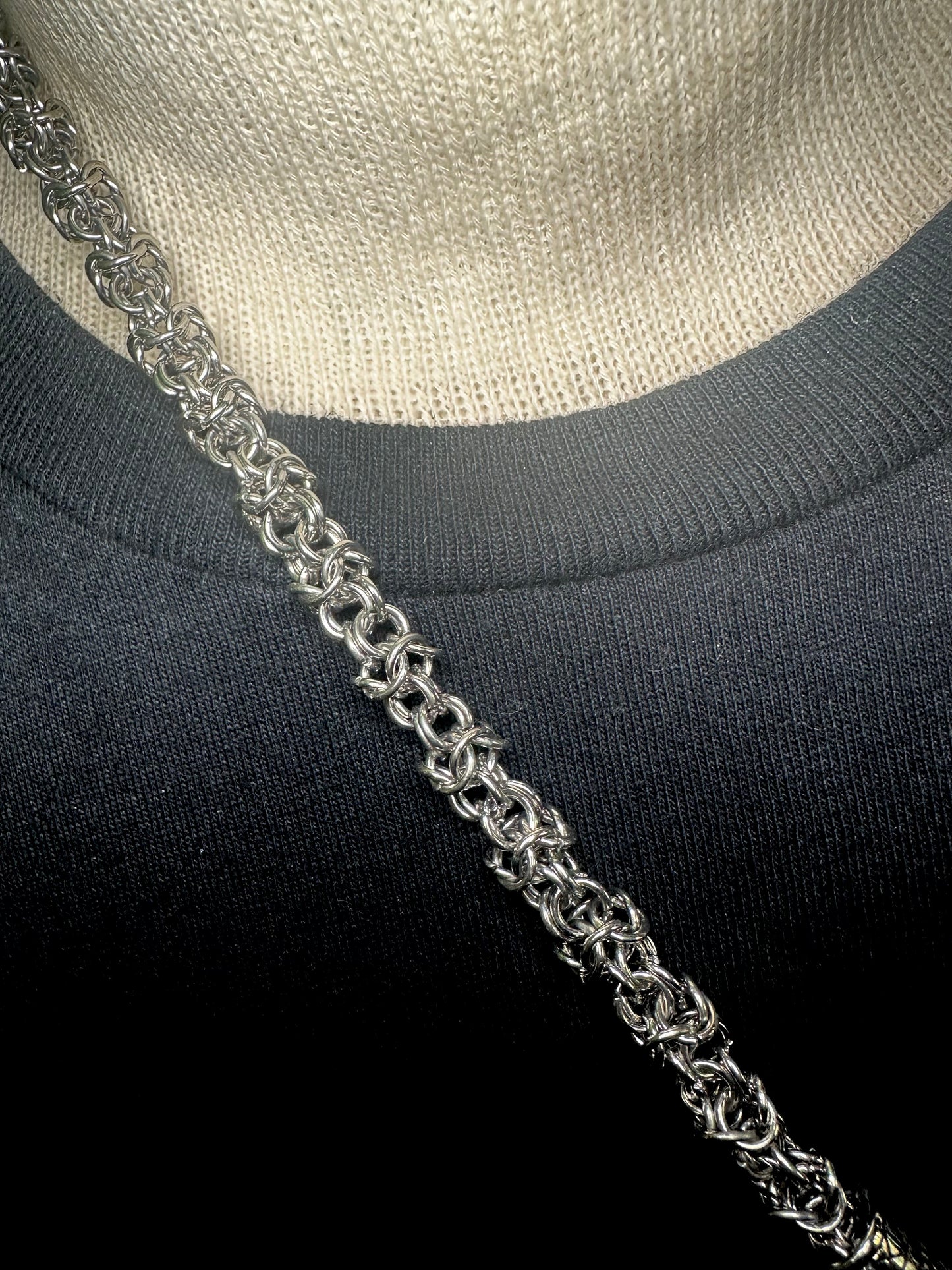 Dragon Chain w/ Vegvisir Mjolnir Pendant