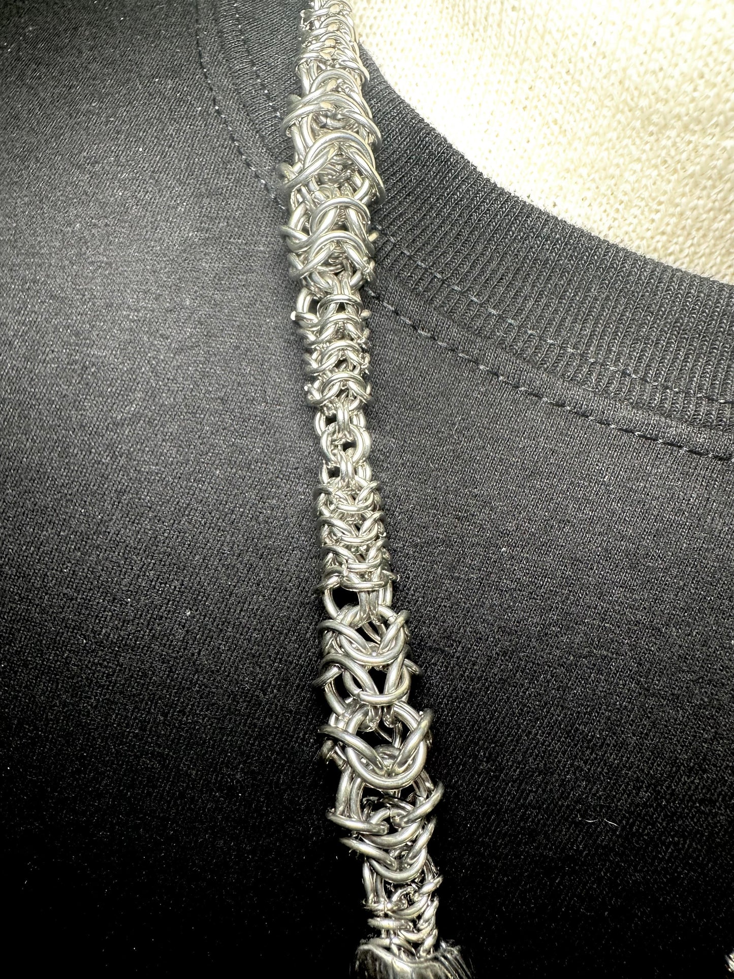Berserker Chain With Axe and Shield Pendant