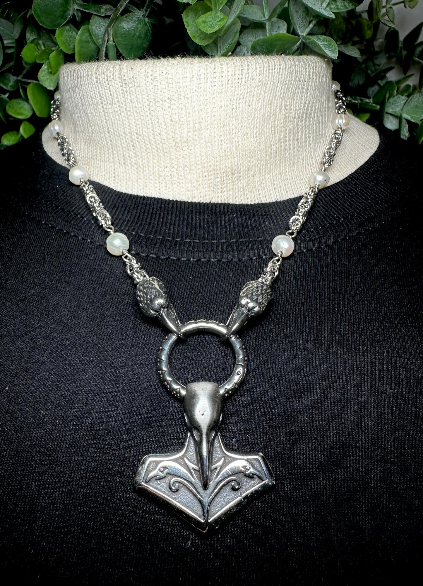 Micro Chain With Mjolnir Pendant