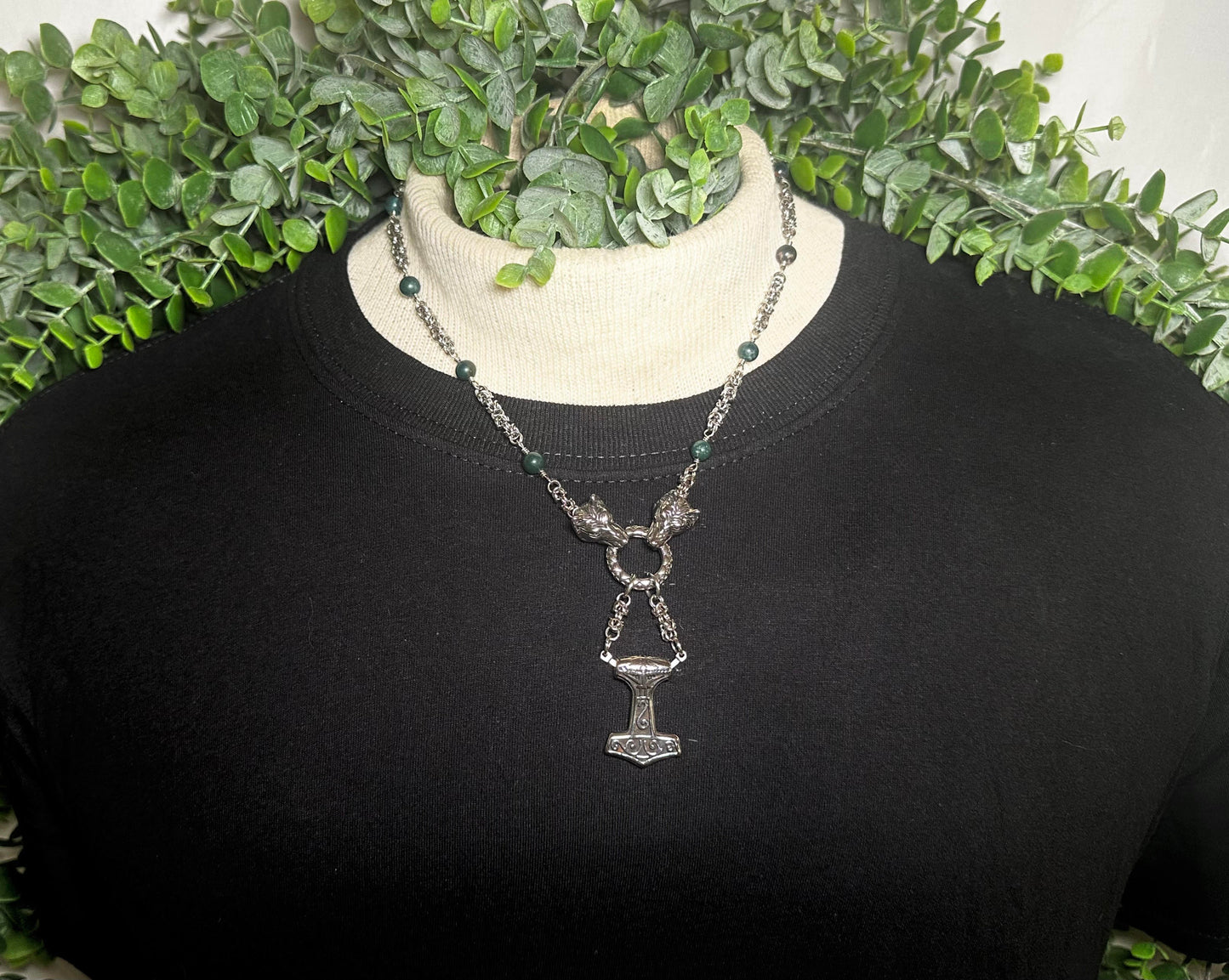 Micro Chain With Mjolnir Pendant