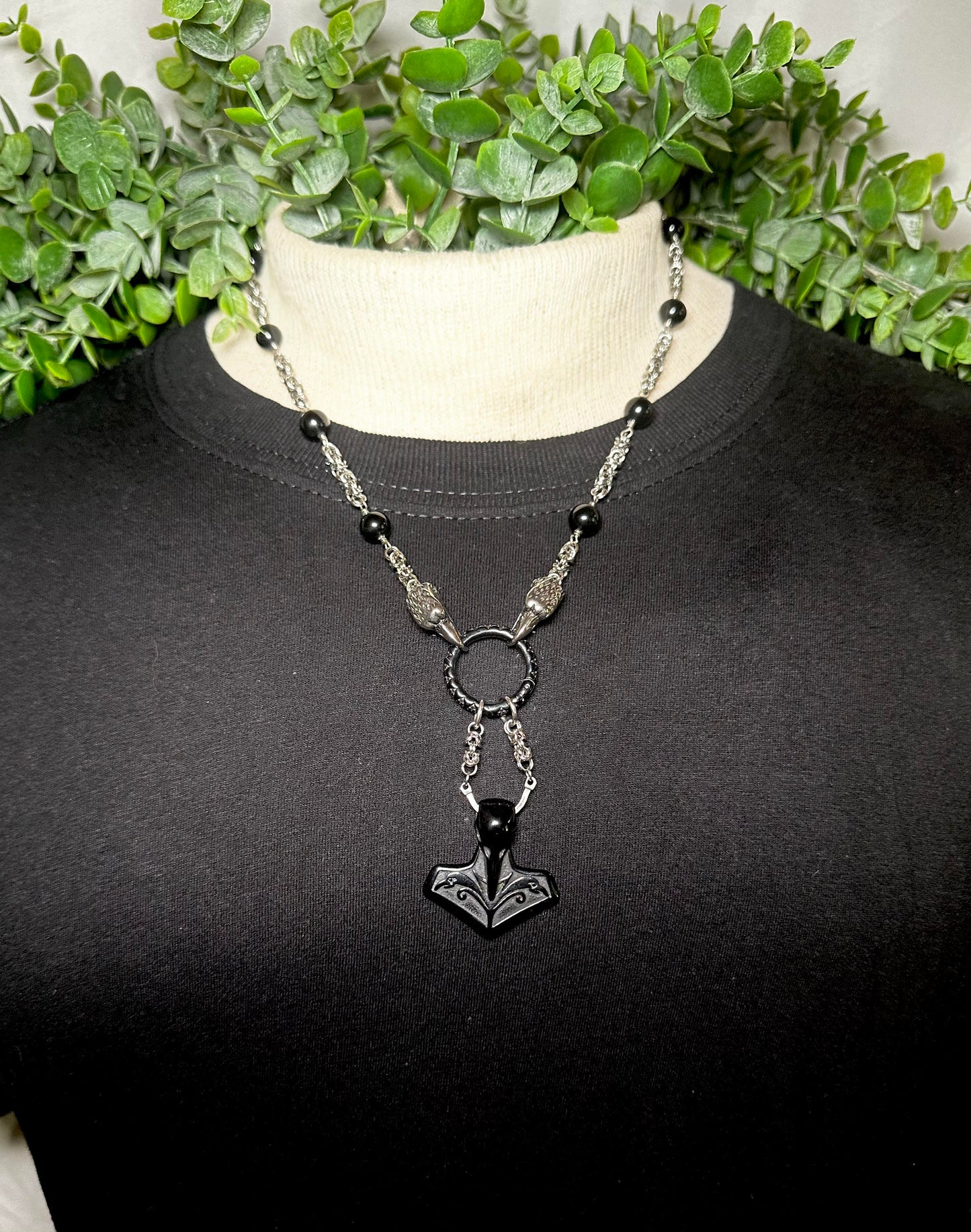 Micro Chain With Mjolnir Pendant