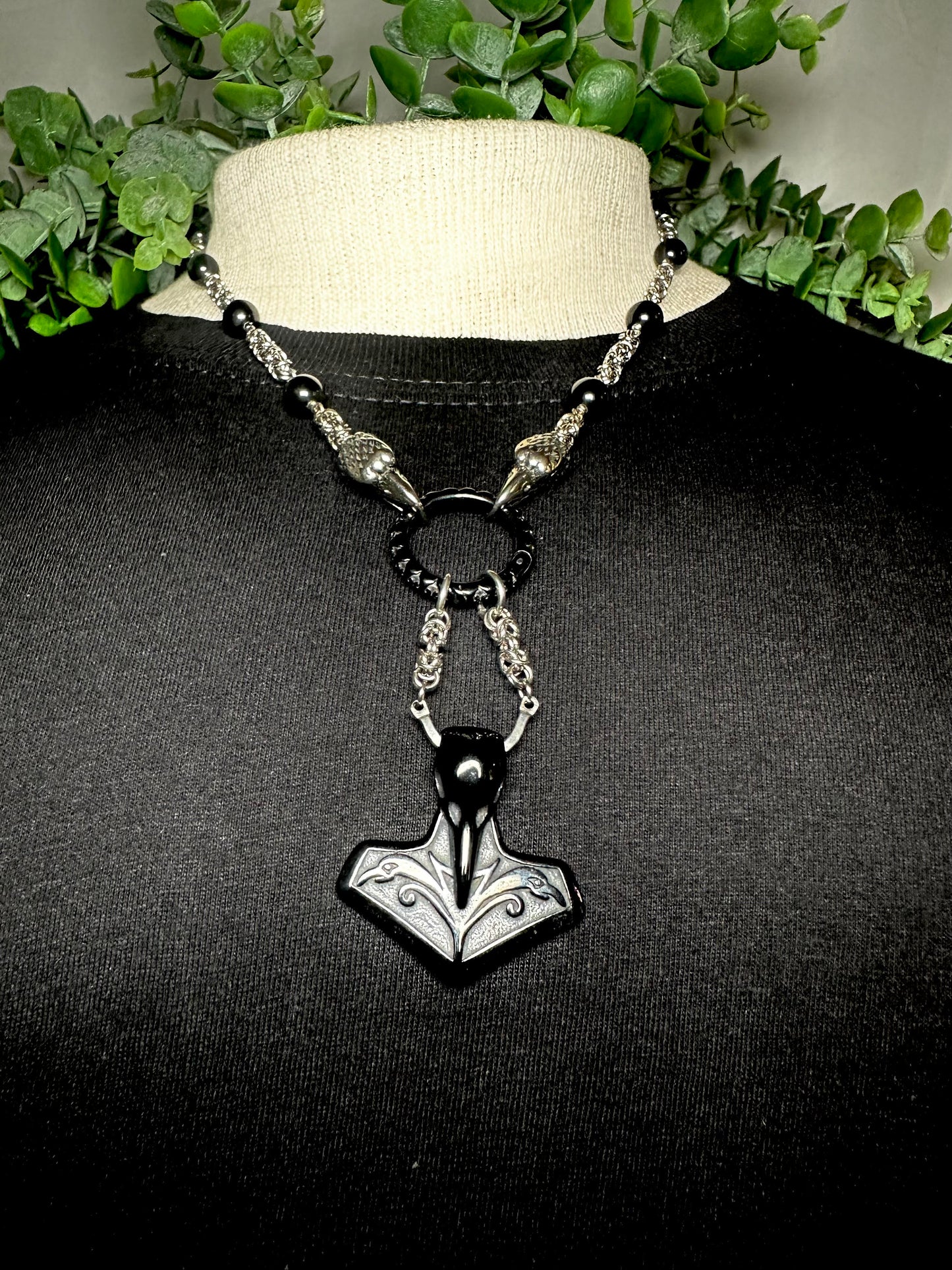 Micro Chain With Mjolnir Pendant