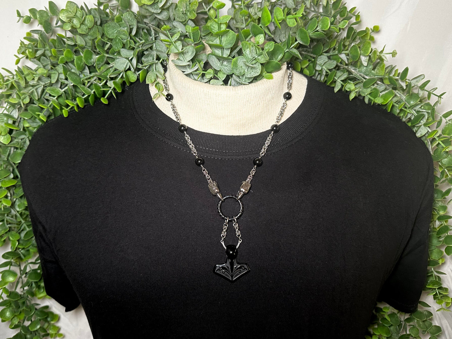 Micro Chain With Mjolnir Pendant