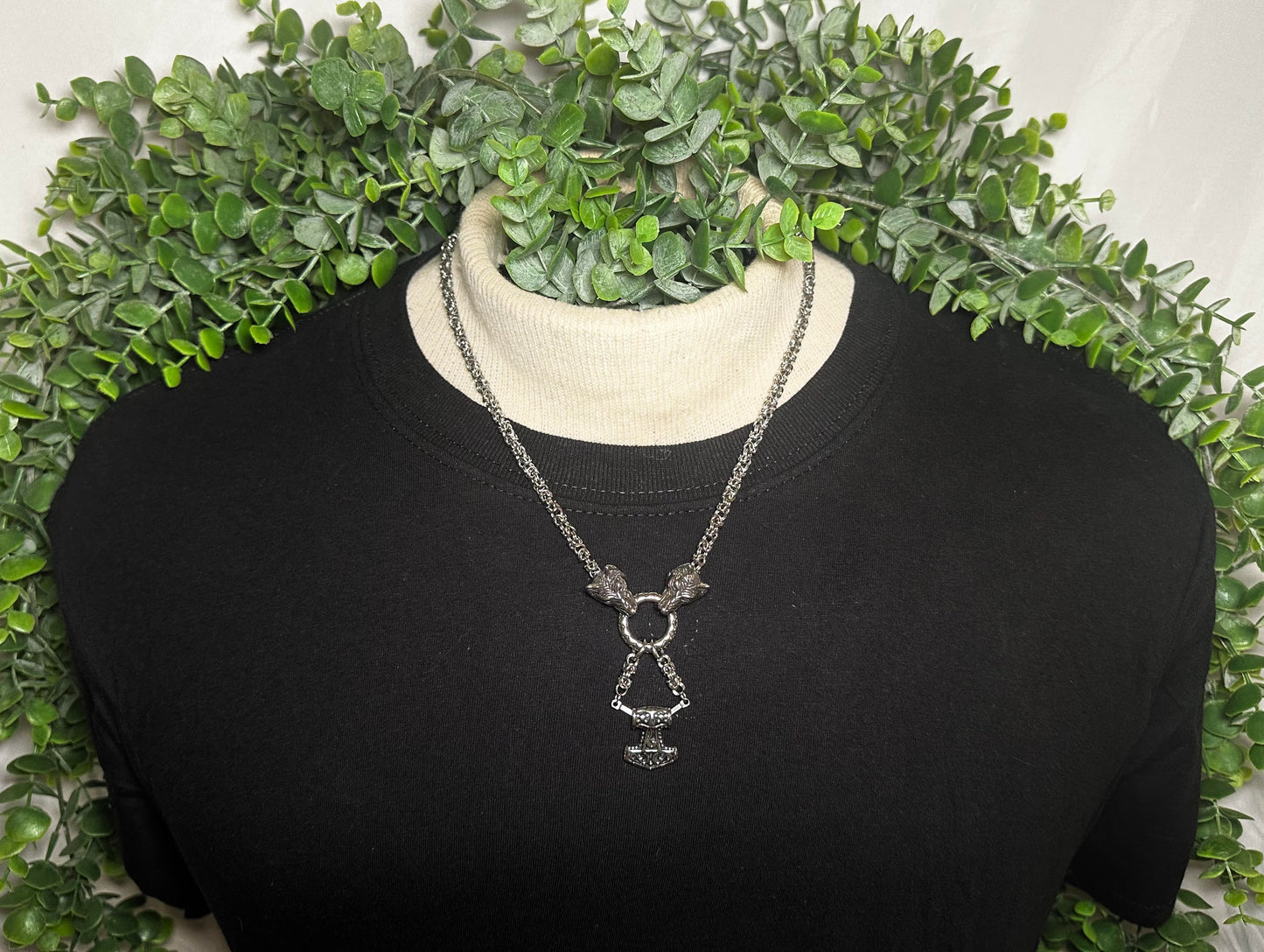 Micro Chain With Small Mjolnir