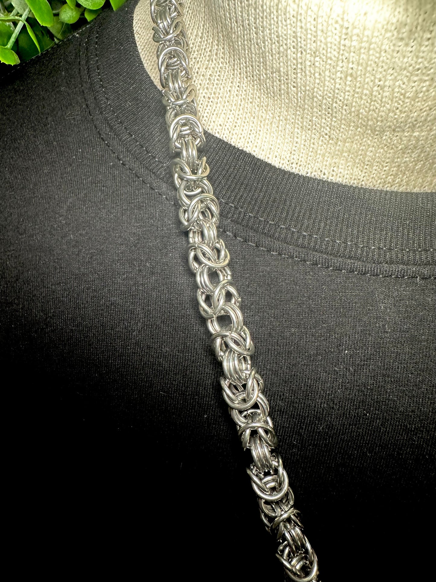 Sugar Skull Chain With Angel Of Death Pendant