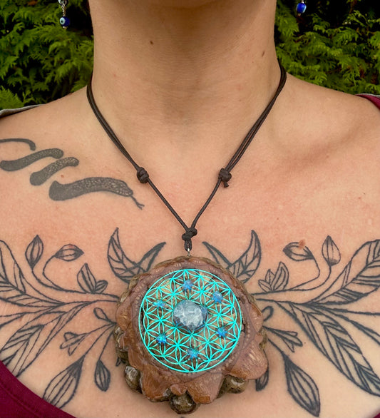 Handmade Pine Cone Pendant