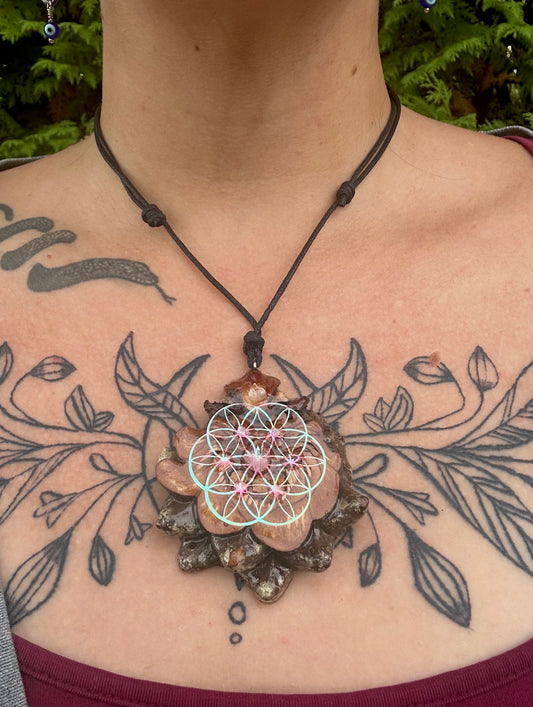 Handmade Pine Cone Pendant