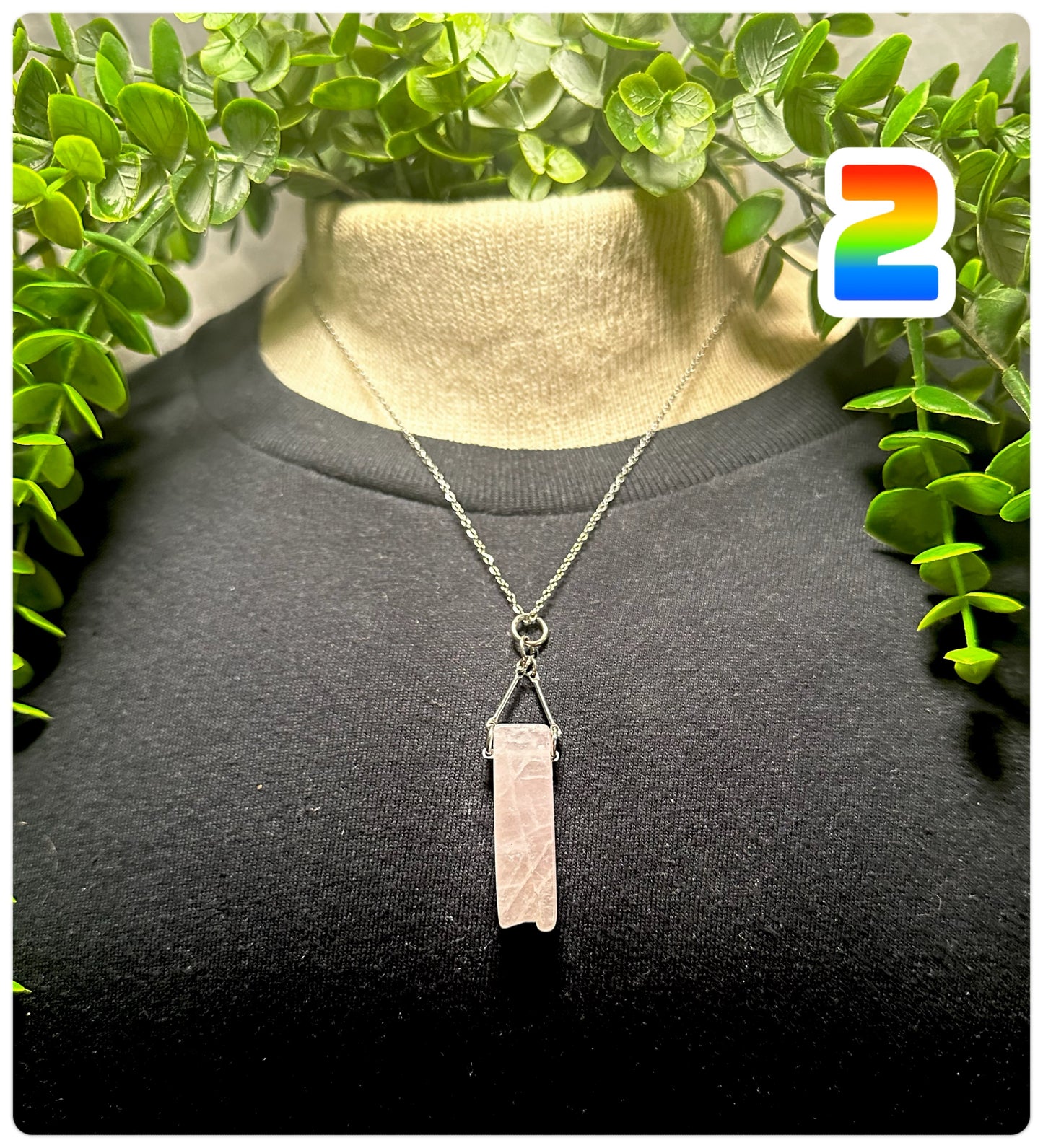 Rose Quartz Chip Necklace