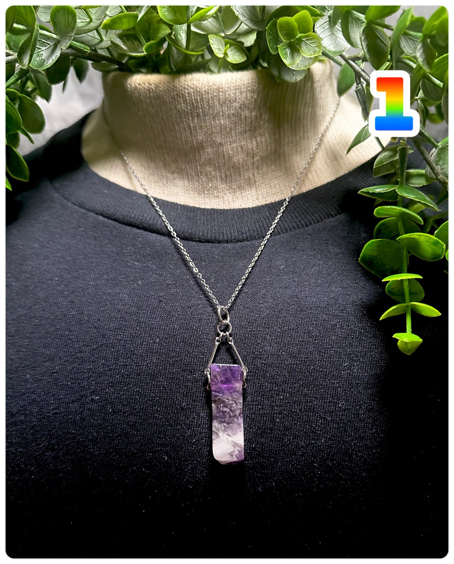 Amethyst Chip Necklace
