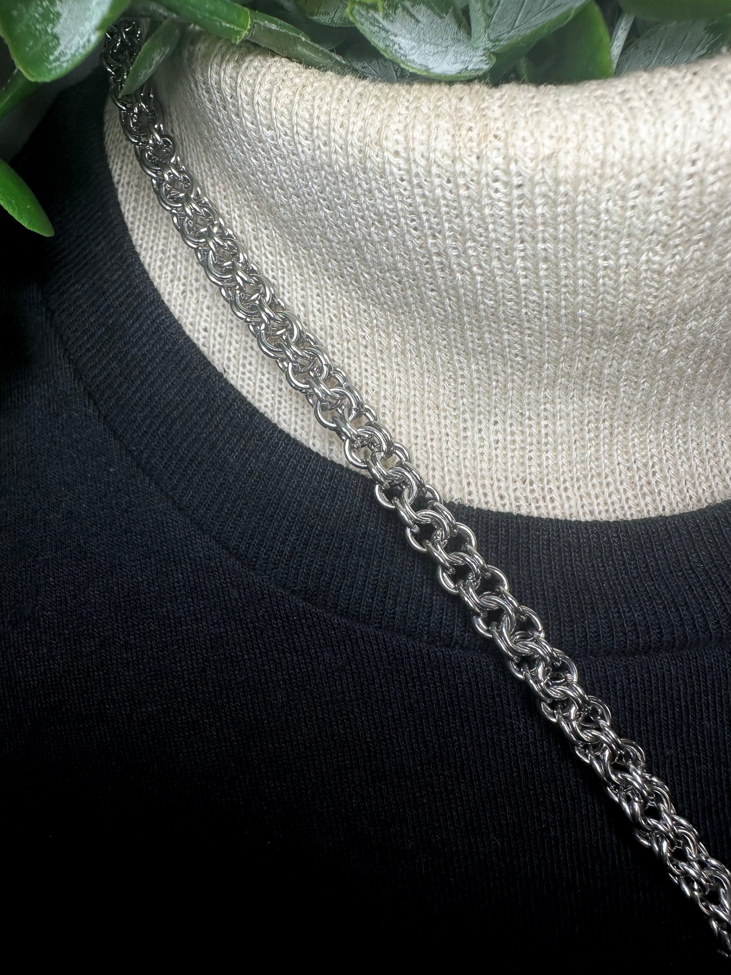 Celtic Snake Chain w/ Axe Head Pendant