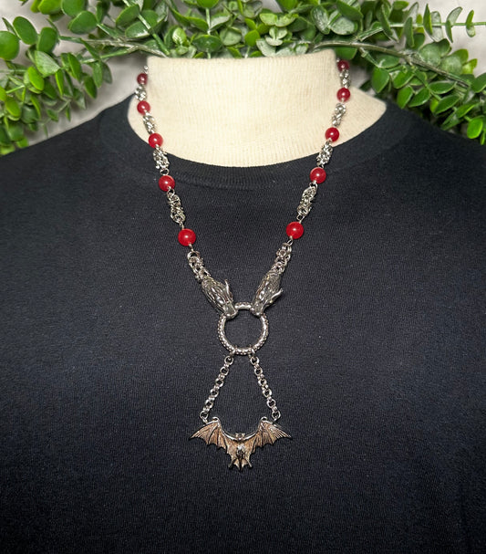 Vlad The Impaler Chain w/ Bat Pendant