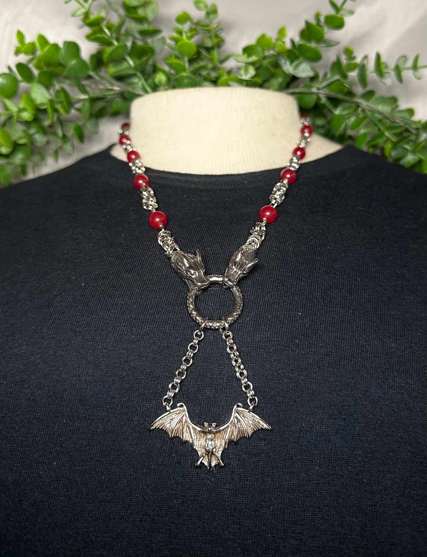 Vlad The Impaler Chain w/ Bat Pendant