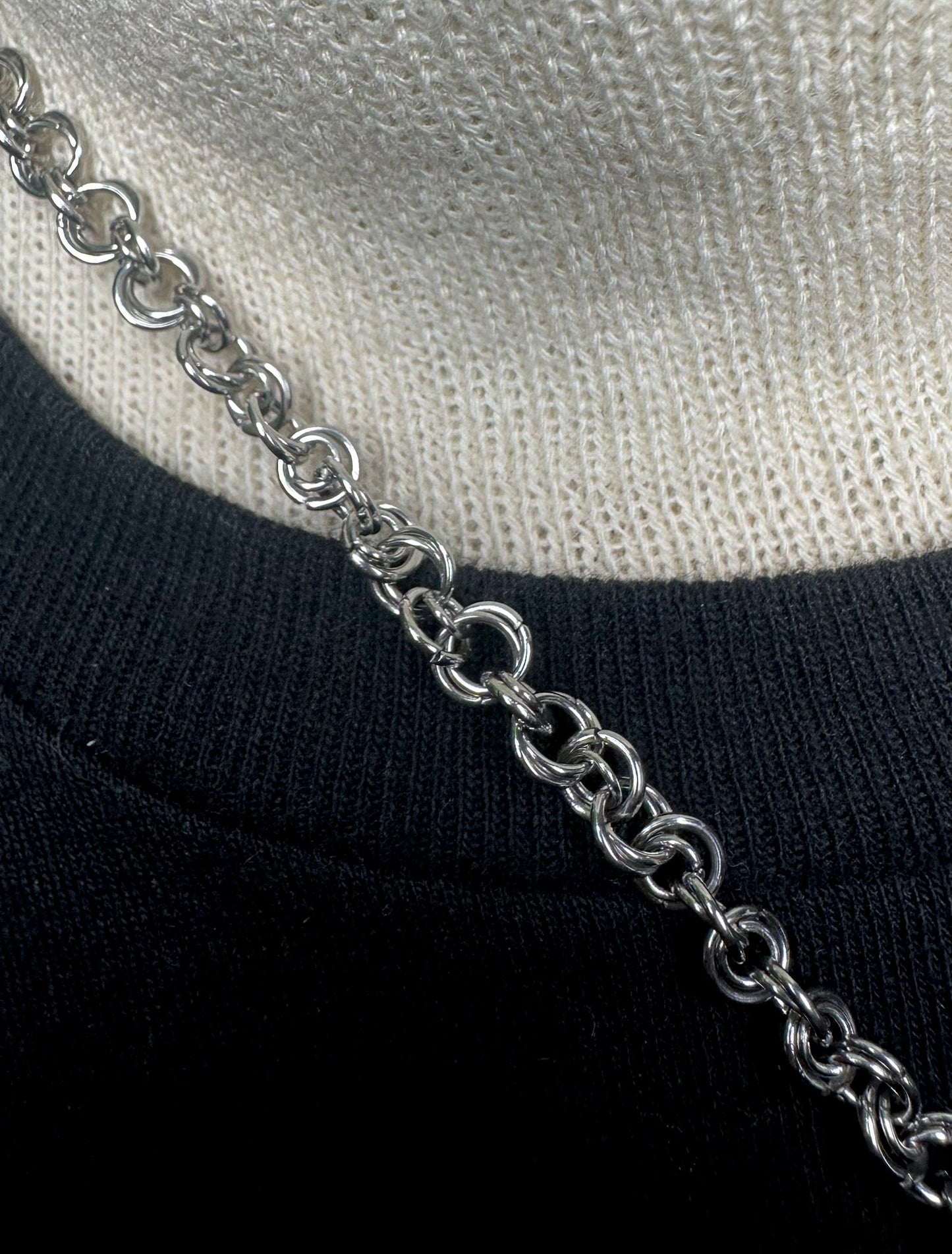 Petite Sea Dragon Chain w/ Double Terminated Quartz Cage