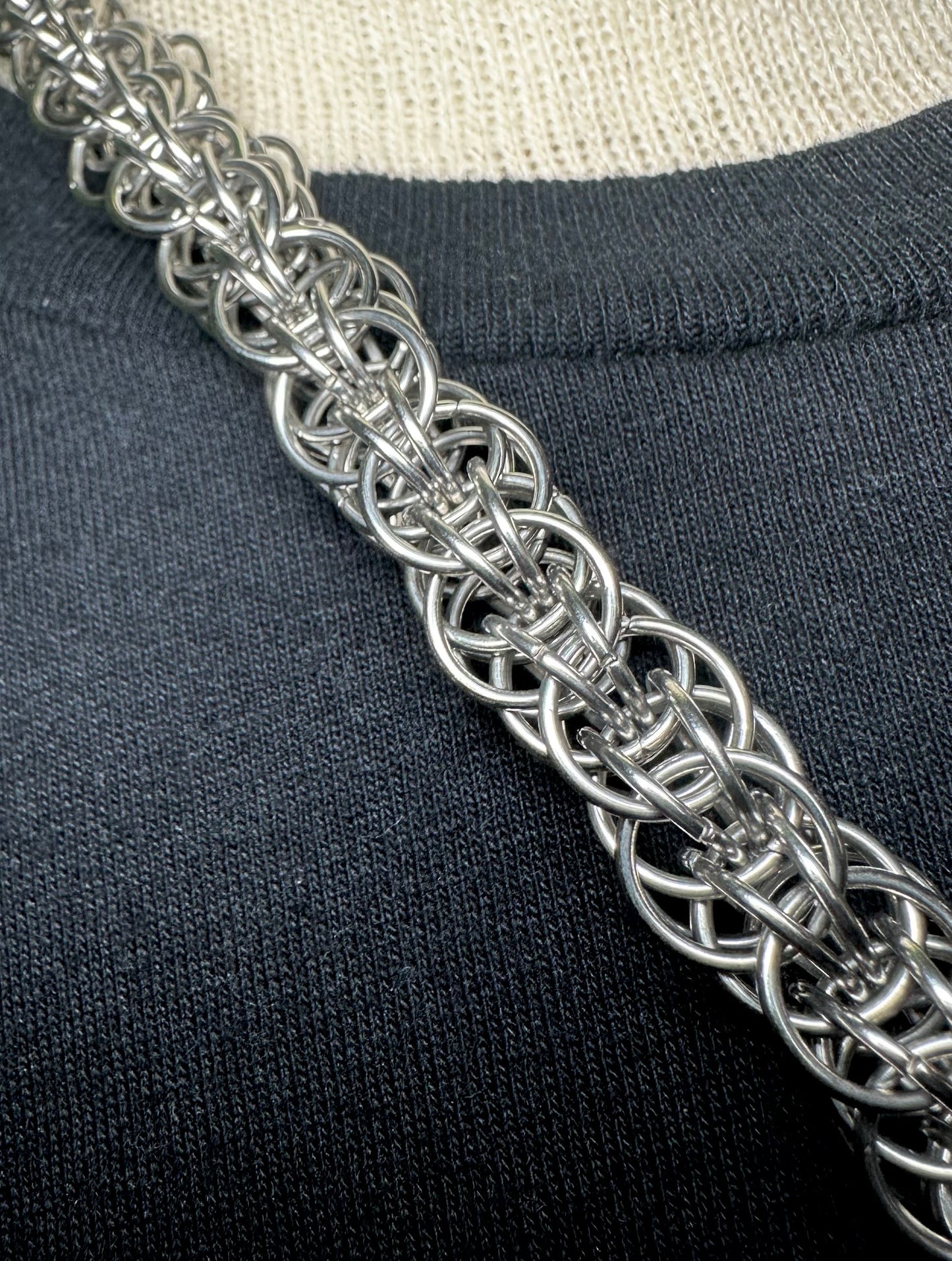 XL Double Persian Chain w/ Eye of Odin & Raven Pendant