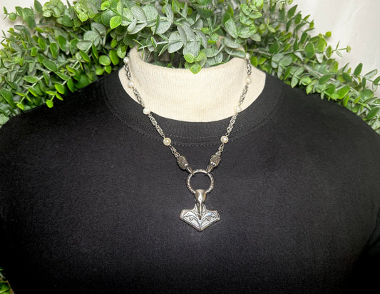Micro Chain With Mjolnir Pendant