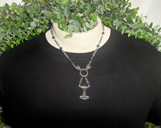 Micro Chain With Mjolnir Pendant
