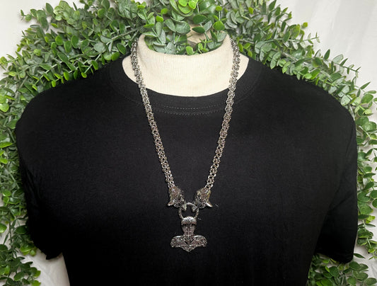 Chain With Mjolnir Pendant